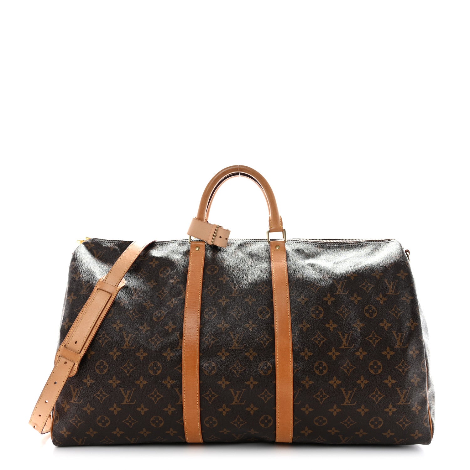 Louis Vuitton Monogram Keepall Bandouliere 55 1 of 16