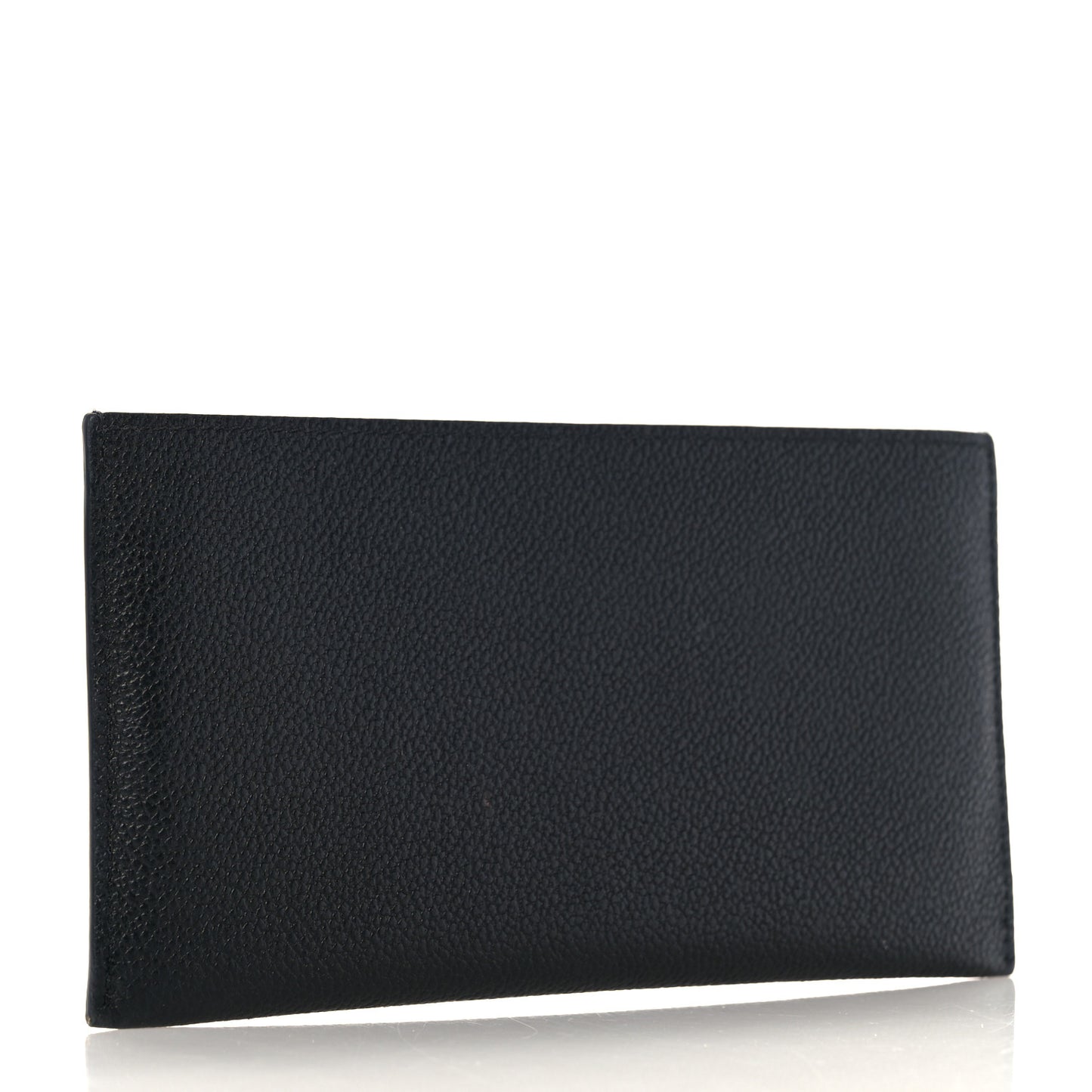 Calfskin Felicie Chain Wallet Card Holder Insert Black