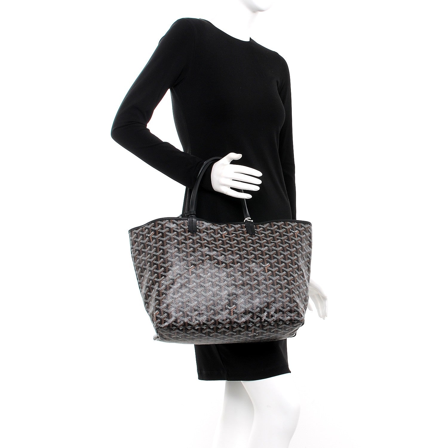 Goyard Goyardine Saint Louis PM Black 2 of 8