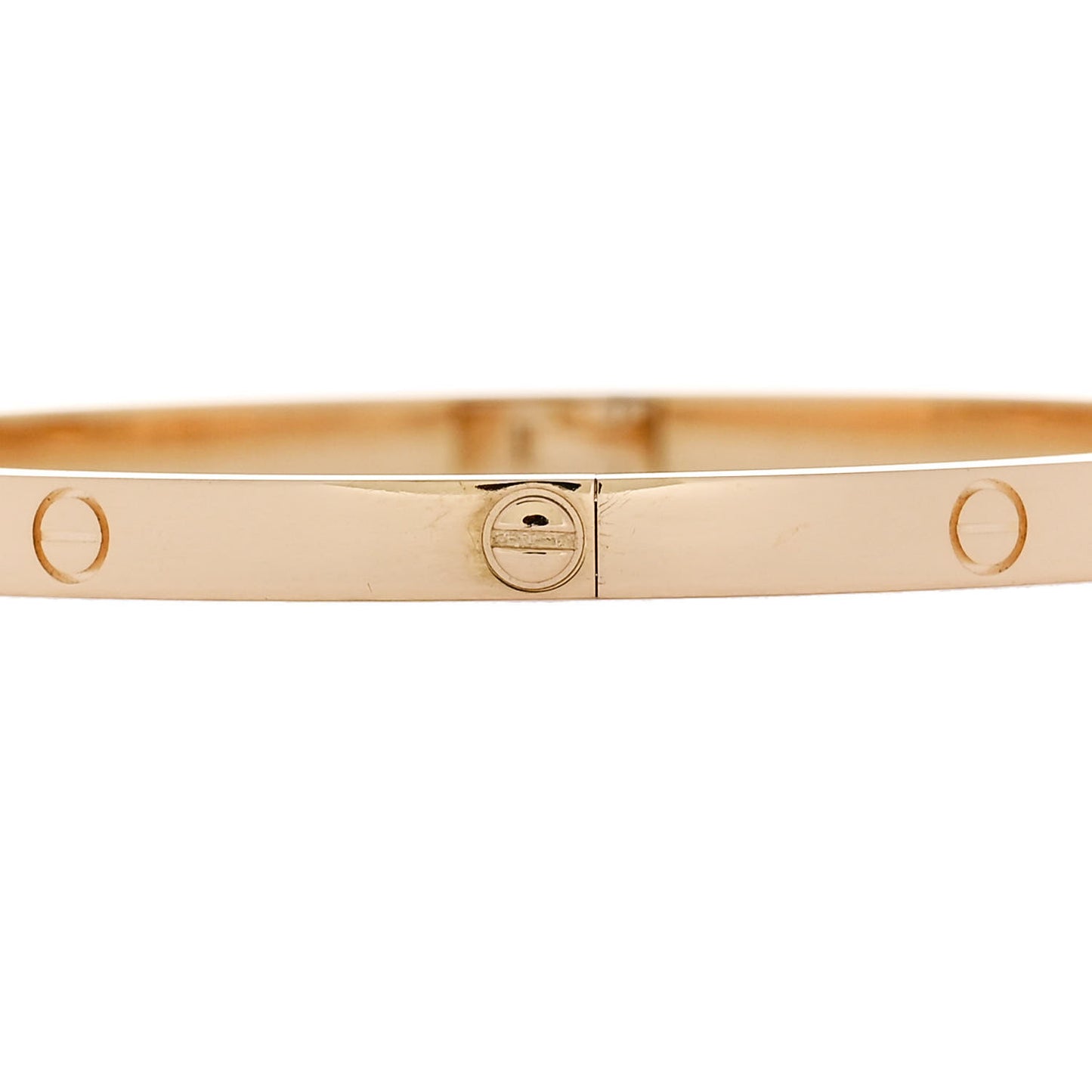 18K Yellow Gold Small LOVE Bracelet 17