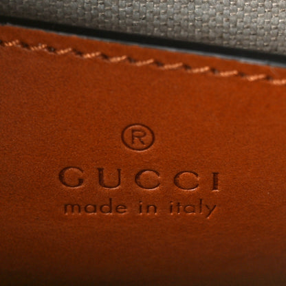 Gucci Calfskin Web Small Diana Tote Bag Cuir Yellow Fluo 6 of 9