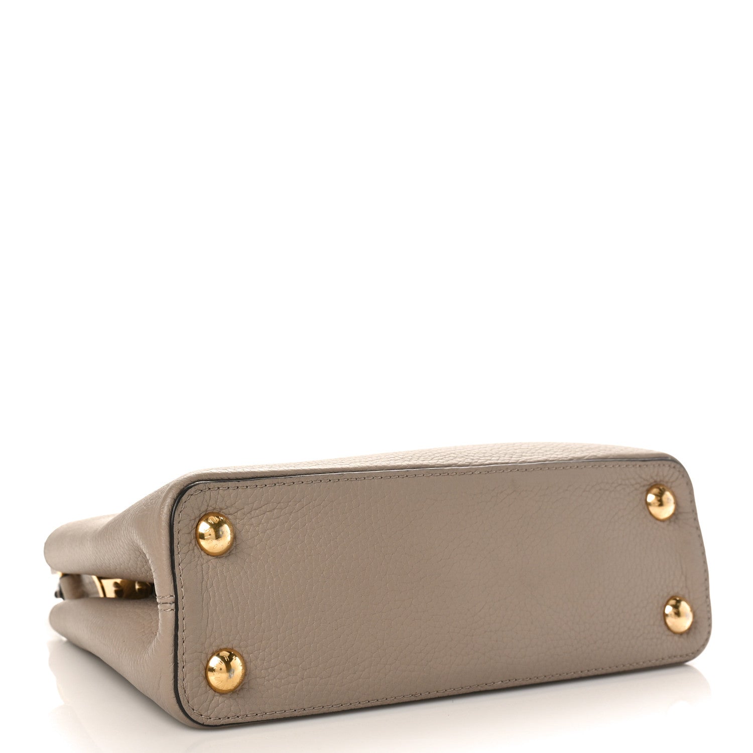 Louis Vuitton Taurillon Capucines BB Galet 4 of 10