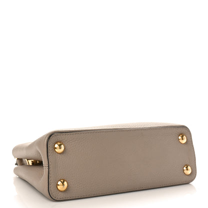 Louis Vuitton Taurillon Capucines BB Galet 4 of 10