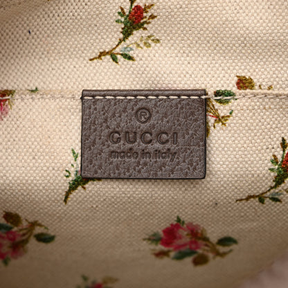 Gucci GG Supreme Monogram Web Neo Vintage Shoulder Bag Beige New Acero Crop 6 of 10