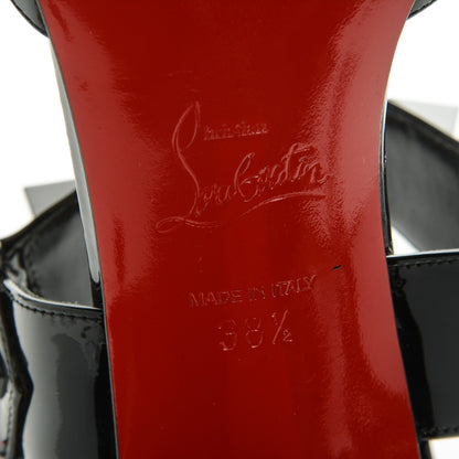 Christian Louboutin Patent Ziggoo Studded Pumps 38.5 Black 6 of 7