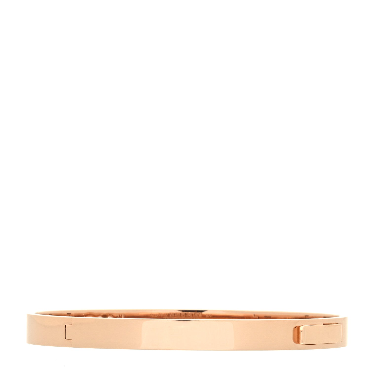 Hermes 18K Rose Gold Diamond PM H D'Ancre Bracelet SH 2 of 4