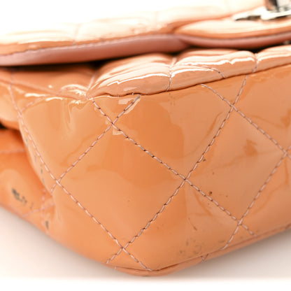 Chanel Patent Calfskin Quilted Extra Mini Rectangular Flap Pink 9 of 14