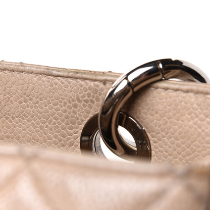 Chanel Caviar Quilted Grand Shopping Tote GST Beige Clair 12 of 15