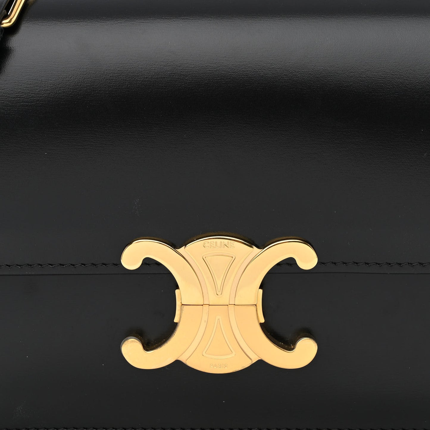 Shiny Calfskin Teen Triomphe Black