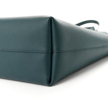Saint Laurent Calfskin Large Shopping Tote Deep Turquoise 10 of 10