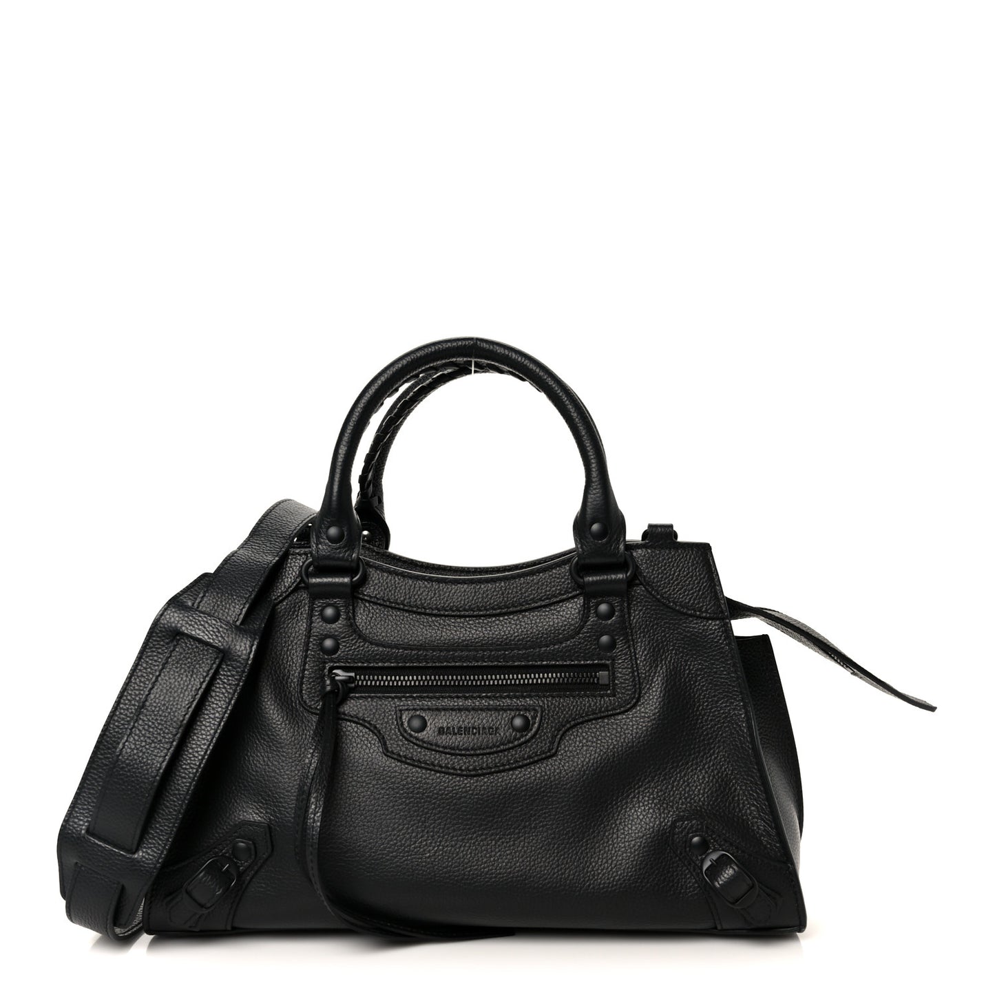 Grained Calfskin Neo Classic Black Hardware S City Black