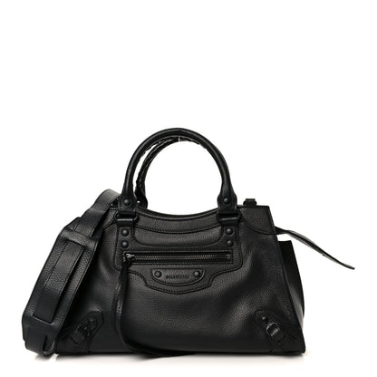 Balenciaga Grained Calfskin Neo Classic Black Hardware S City Black 1 of 10