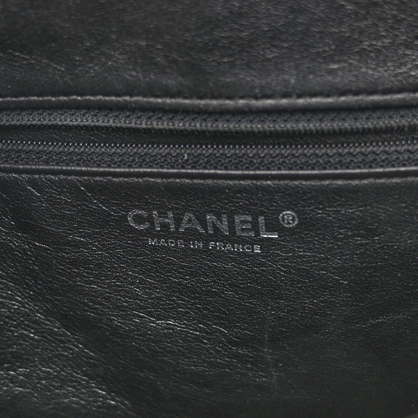 Caviar Quilted CC Accordion Shopping Bag Black