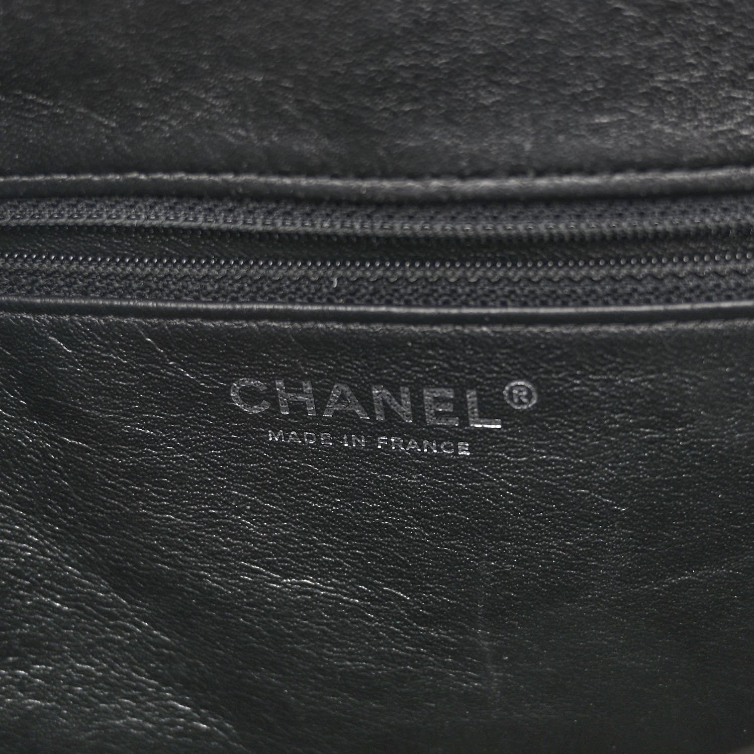 Chanel Caviar Quilted CC Accordion Shopping Bag Black 6 of 12