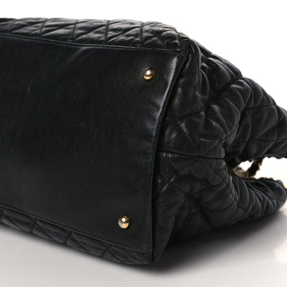 Chanel Calfskin Quilted Small Chain Me Tote Black 9 of 10
