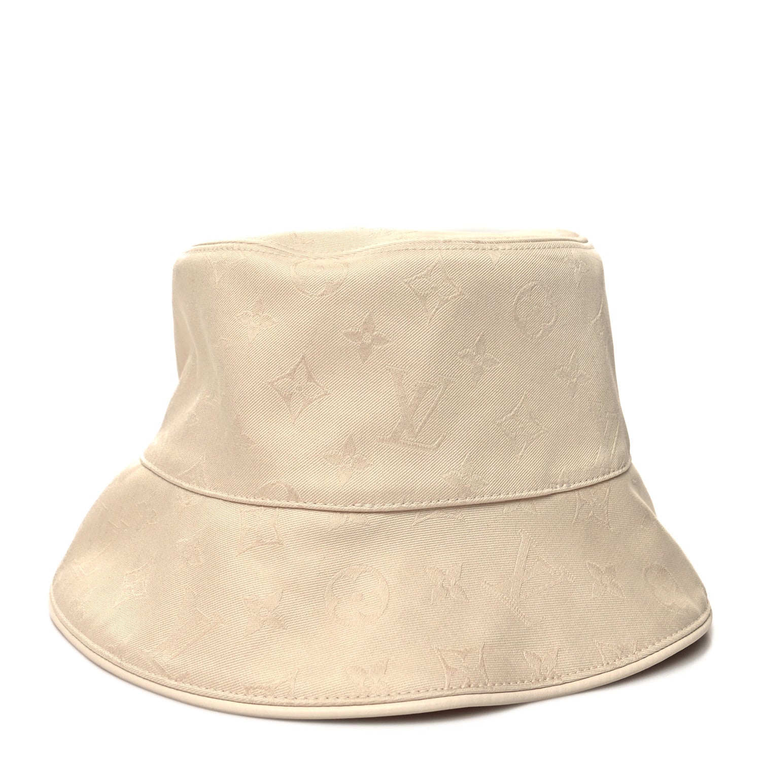 Louis Vuitton Jacquard Monogram LV First Bucket Hat M Beige 5 of 7