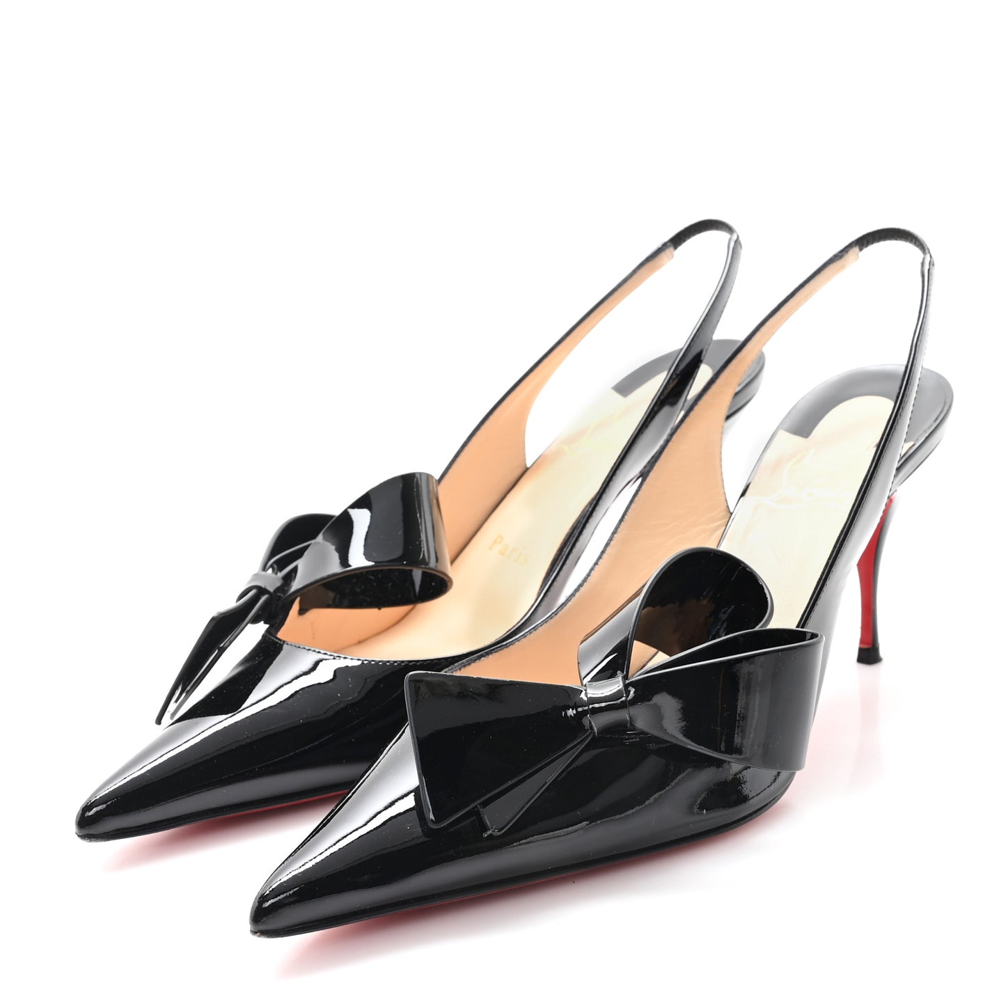 Patent Clare Nodo 80 Pumps 38 Black