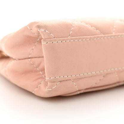 Chanel Lambskin Quilted Mini Evening Bag Pink 9 of 14