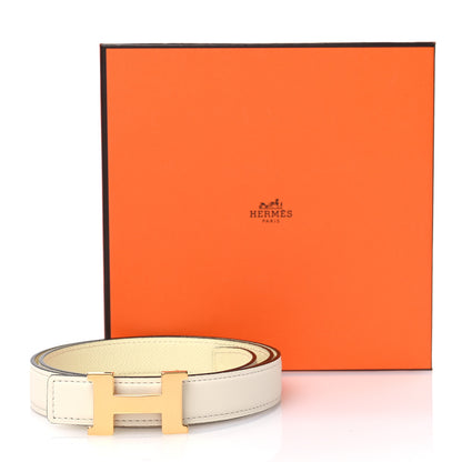 Hermes Swift Epsom 24mm Mini Constance H Belt 85 34 Nata Jaune Milton 5 of 5