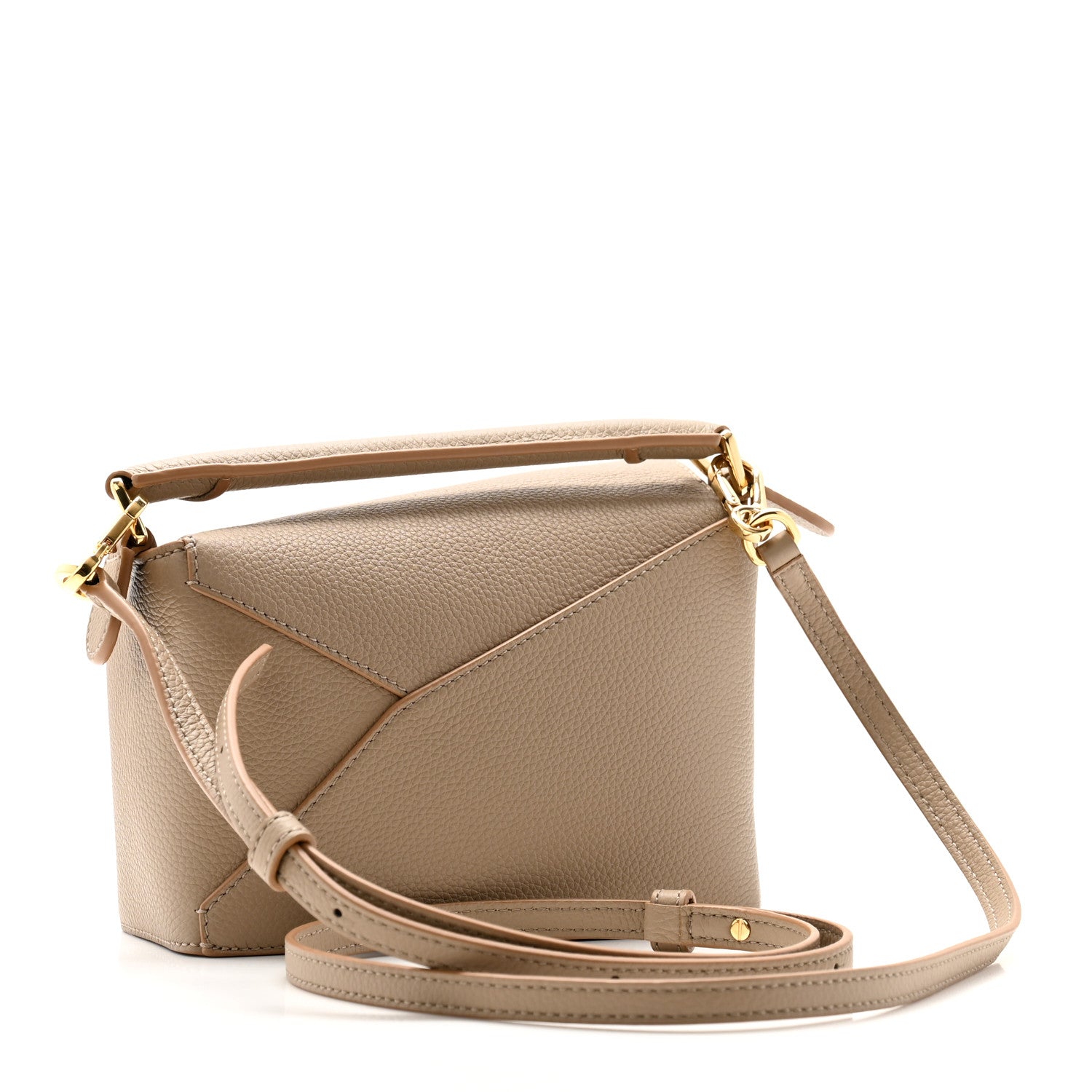 Loewe Calfskin Mini Puzzle Edge Bag Sand 3 of 9