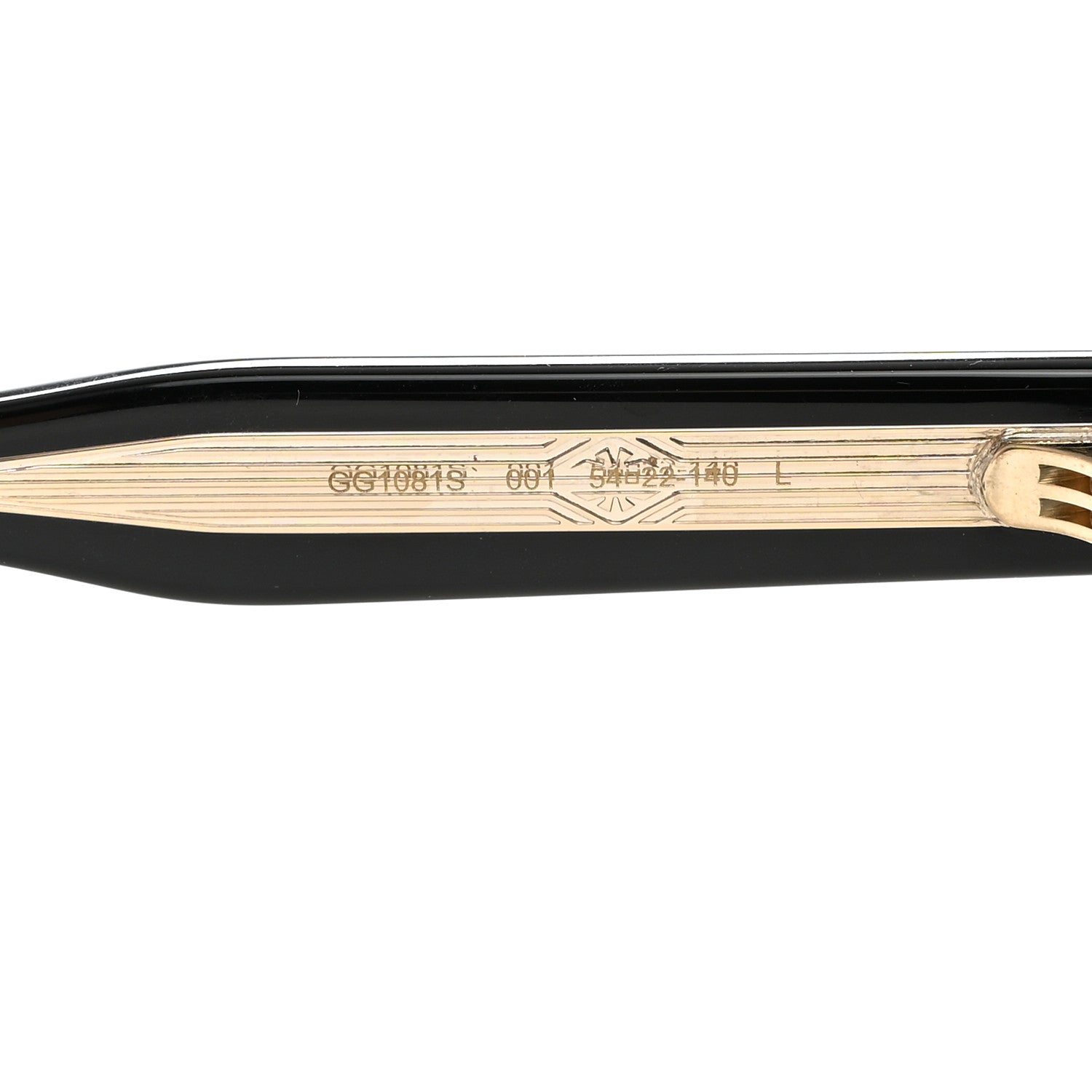 Gucci Acetate Round Sunglasses GG1081S Black 5 of 8