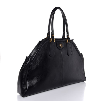 Gucci Calfskin Large Re(Belle) Top Handle Bag Black 3 of 7