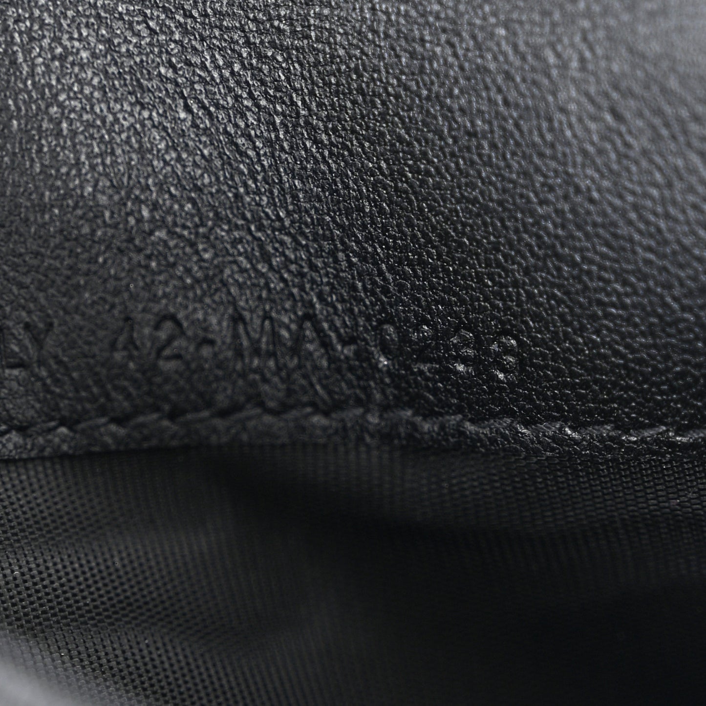 Goatskin Saddle Cosmos Zipped Card Holder Black