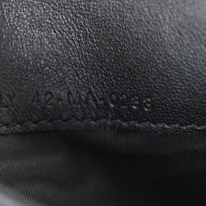 Christian Dior Goatskin Saddle Cosmos Zipped Card Holder Black 9 of 9