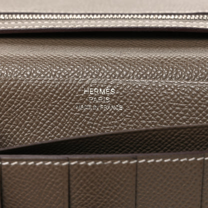 Hermes Epsom Bearn Gusset Wallet Etoupe 6 of 7