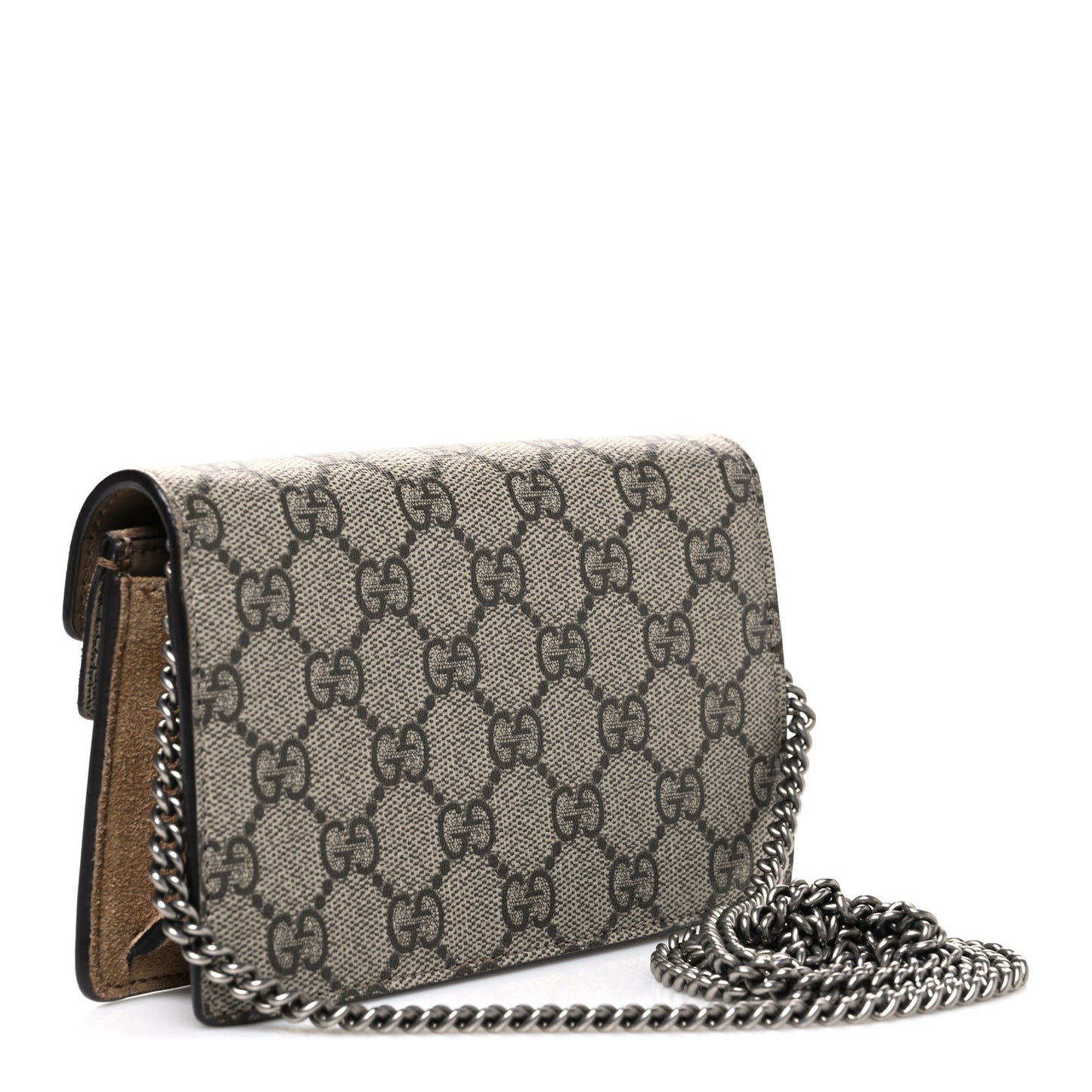 GG Supreme Monogram Super Mini Dionysus Shoulder Bag Taupe