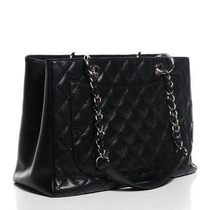 Chanel Caviar Quilted Grand Shopping Tote GST Black 3 of 7