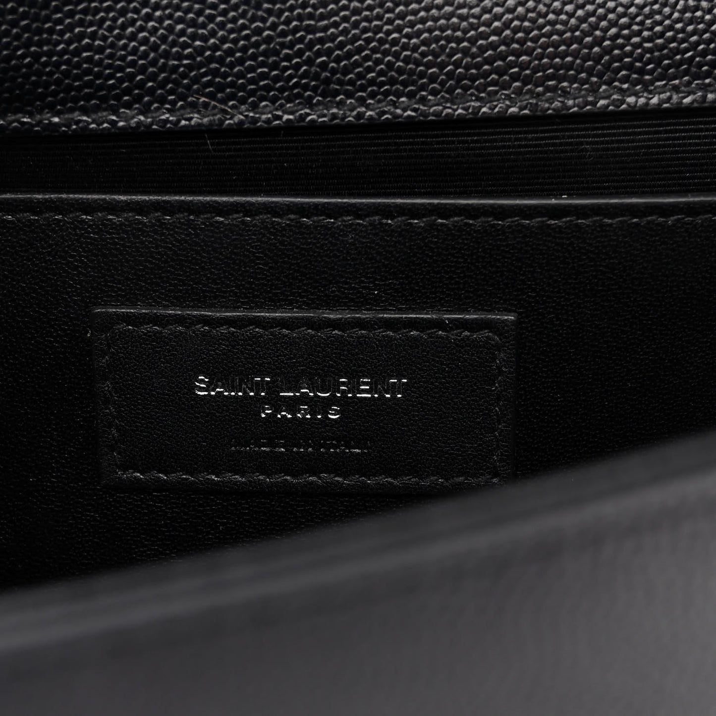 Grain De Poudre Medium Classic Monogram Kate Satchel Black