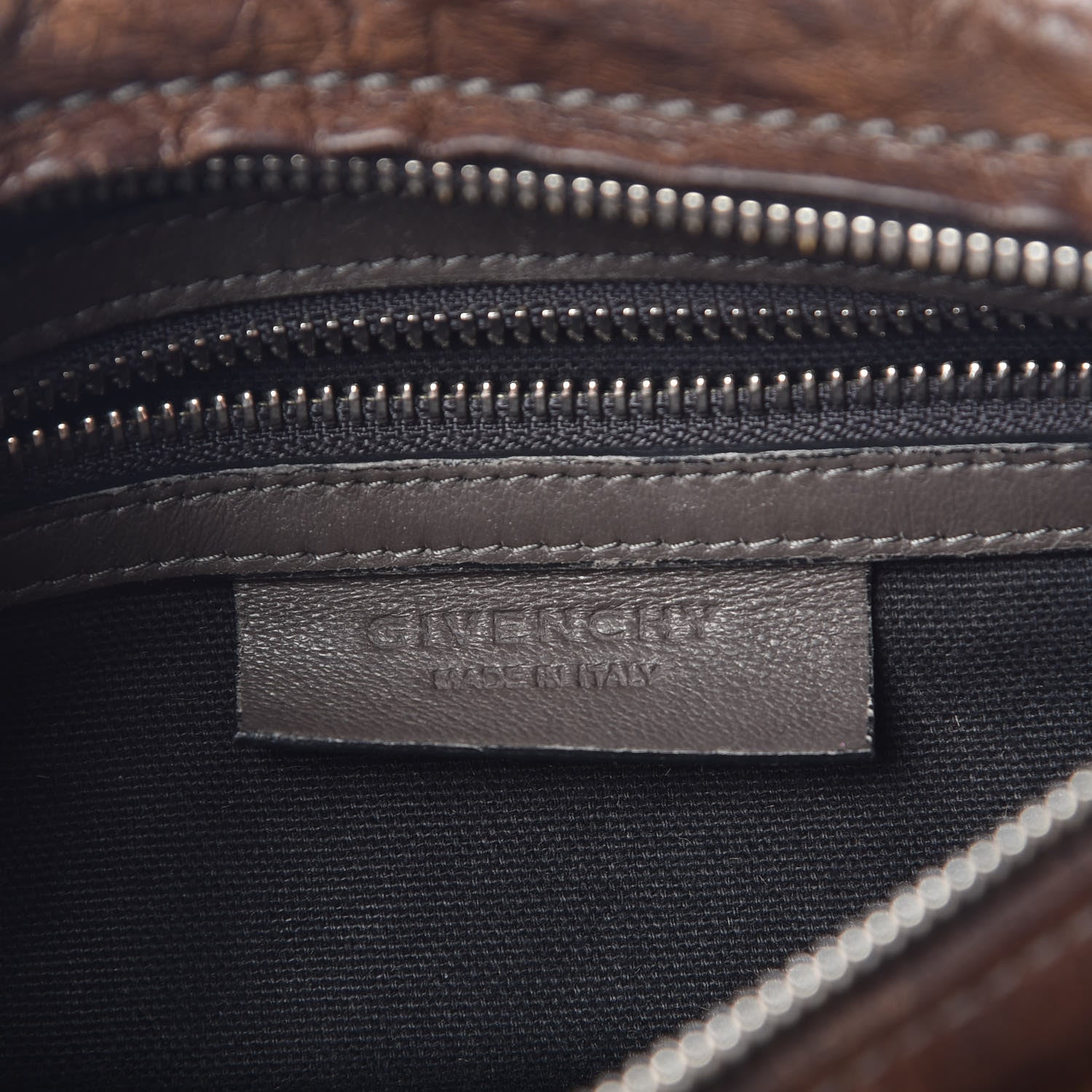 Givenchy Tumbled Sheepskin Mini Pandora Charcoal 6 of 22