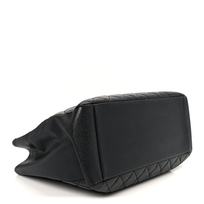 Chanel Caviar Quilted Grand Shopping Tote GST Black 4 of 10