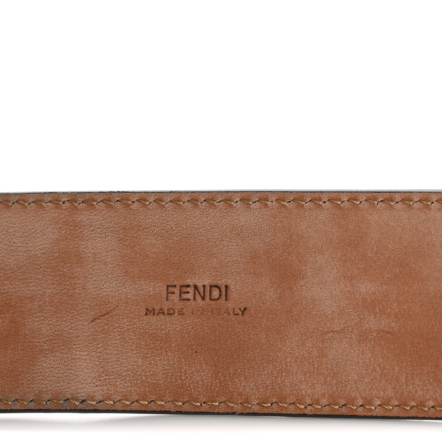 Fendi Calfskin F is Fendi FF 1974 Embossed Belt 90 36 Black 5 of 7