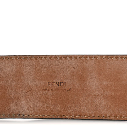 Fendi Calfskin F is Fendi FF 1974 Embossed Belt 90 36 Black 5 of 7