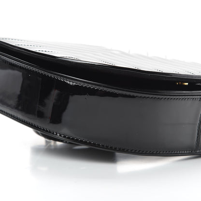 Saint Laurent Patent Y Quilted Joan Satchel Black 9 of 15