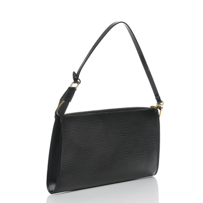 Louis Vuitton Epi Pochette Accessories 24 Black 3 of 7