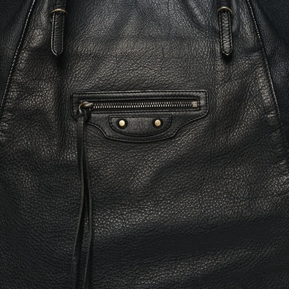 Balenciaga Veau Papier Basket Tote Black 8 of 13