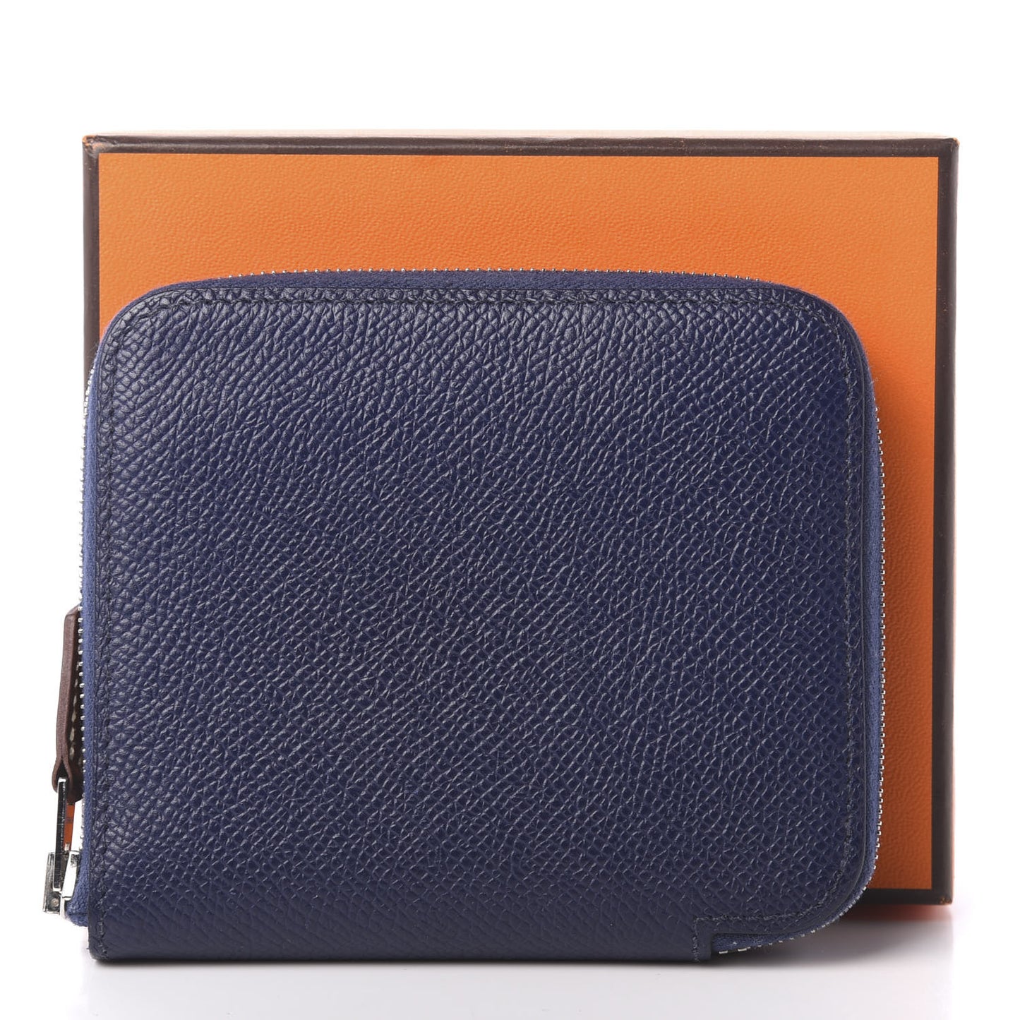 Epsom Silk'in Compact Wallet Bleu Encre