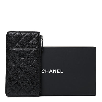 Chanel Caviar Quilted Classic Flat Wallet Pouch So Black 8 of 8