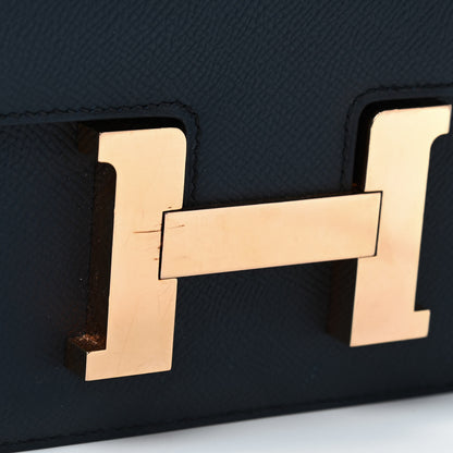 Hermes Epsom Constance 24 Bleu Indigo 9 of 11