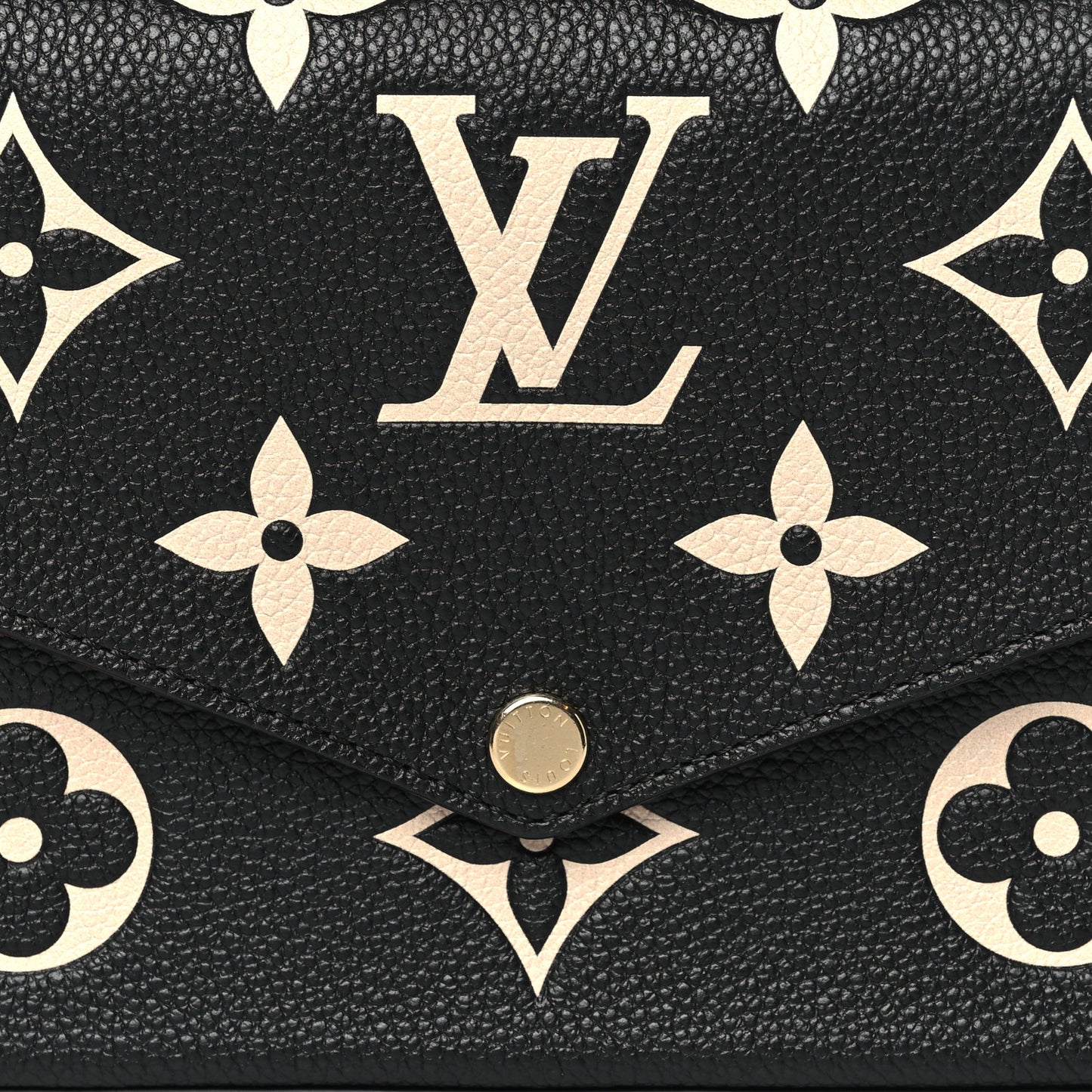 Empreinte Monogram Giant Felicie Pochette Black Beige