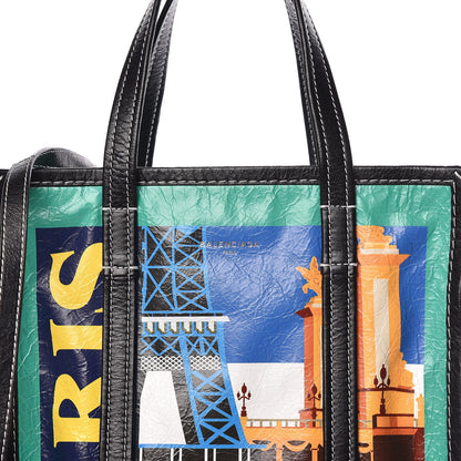 Balenciaga Agneau Arena Paris Print S Bazar Shopper Tote 9 of 11