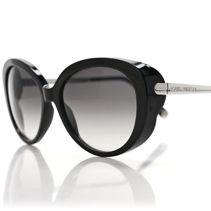 Louis Vuitton Acetate Bluebell Sunglasses Z0693W Black Glitter 9 of 10