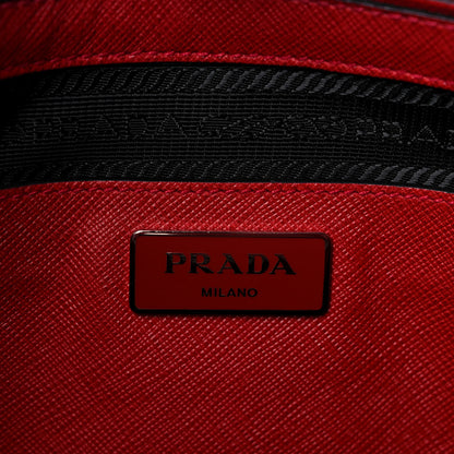 Prada Saffiano Soft Tote Fuoco 6 of 11
