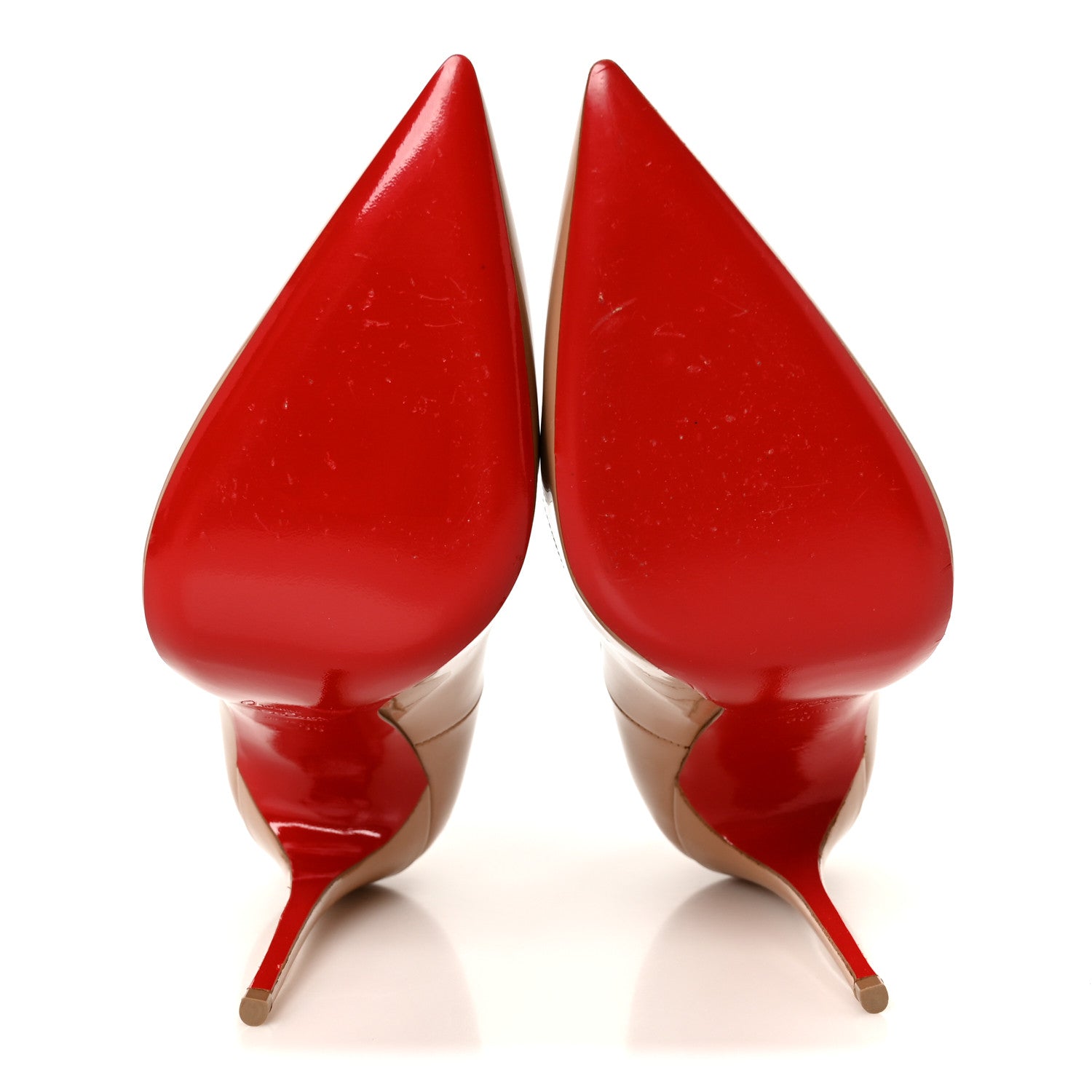 Christian Louboutin Patent So Kate 120 Pumps 38 Nude 6 of 8