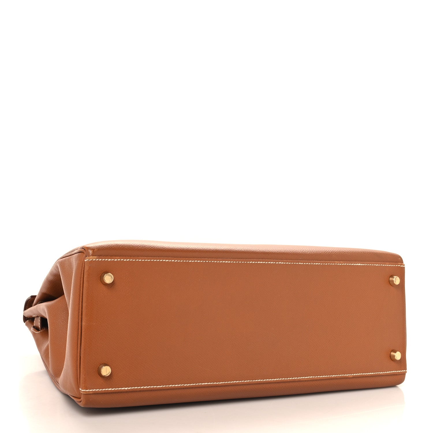 Hermes Courchevel Kelly Retourne 35 Gold 4 of 20