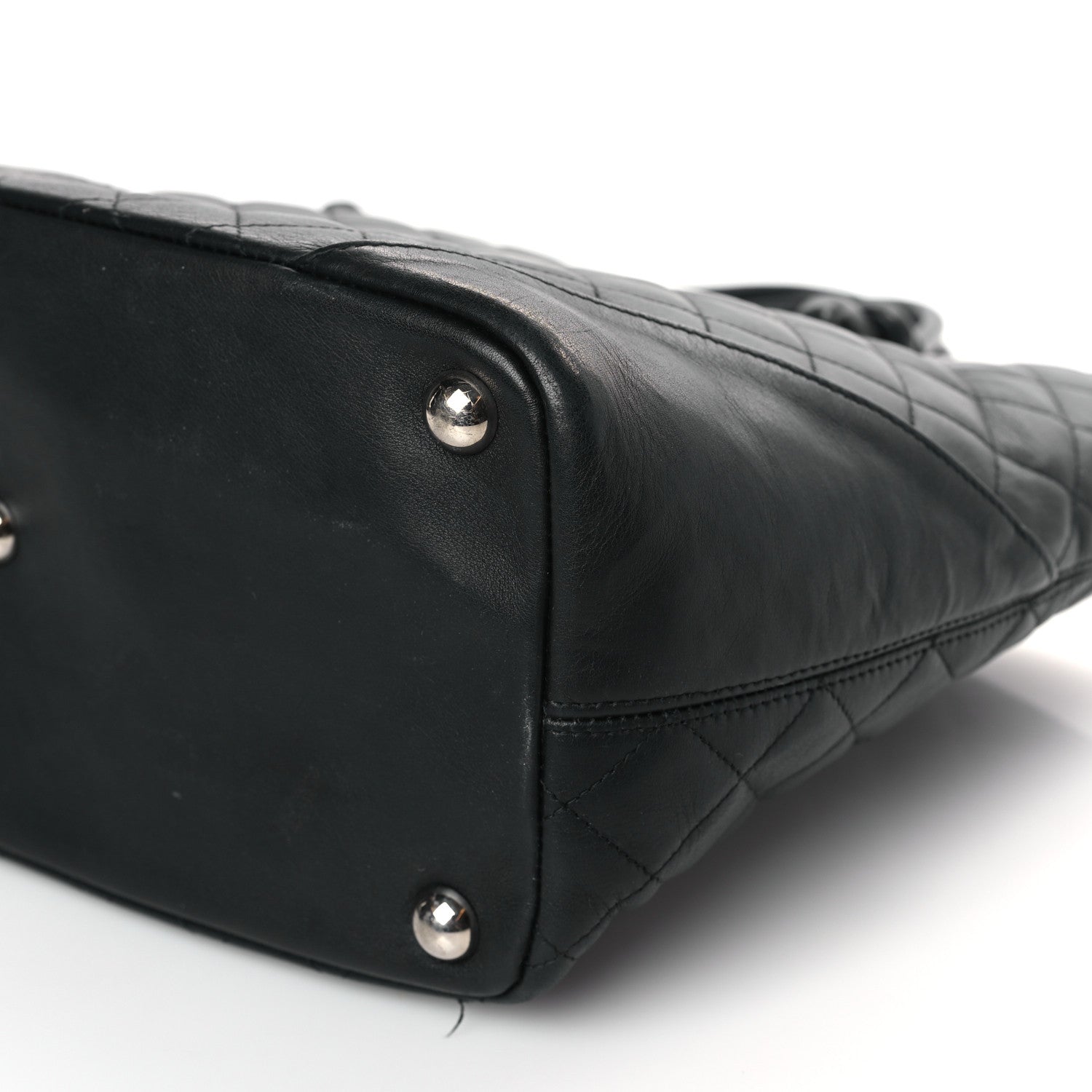 Chanel Calfskin Quilted Large Cambon Tote Black 9 of 11