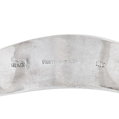 Tiffany Sterling Silver Elsa Peretti Open Center Cuff Bracelet 3 of 3